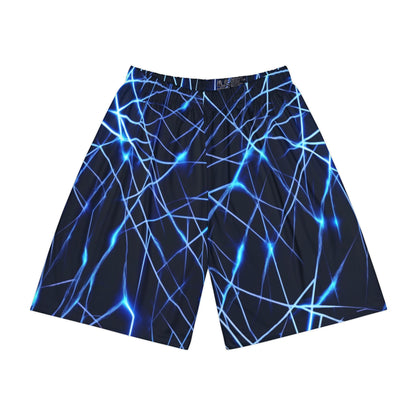 Electric Blue Men's Sports Shorts - Stylish Athletic Wear for Active Lifestyles